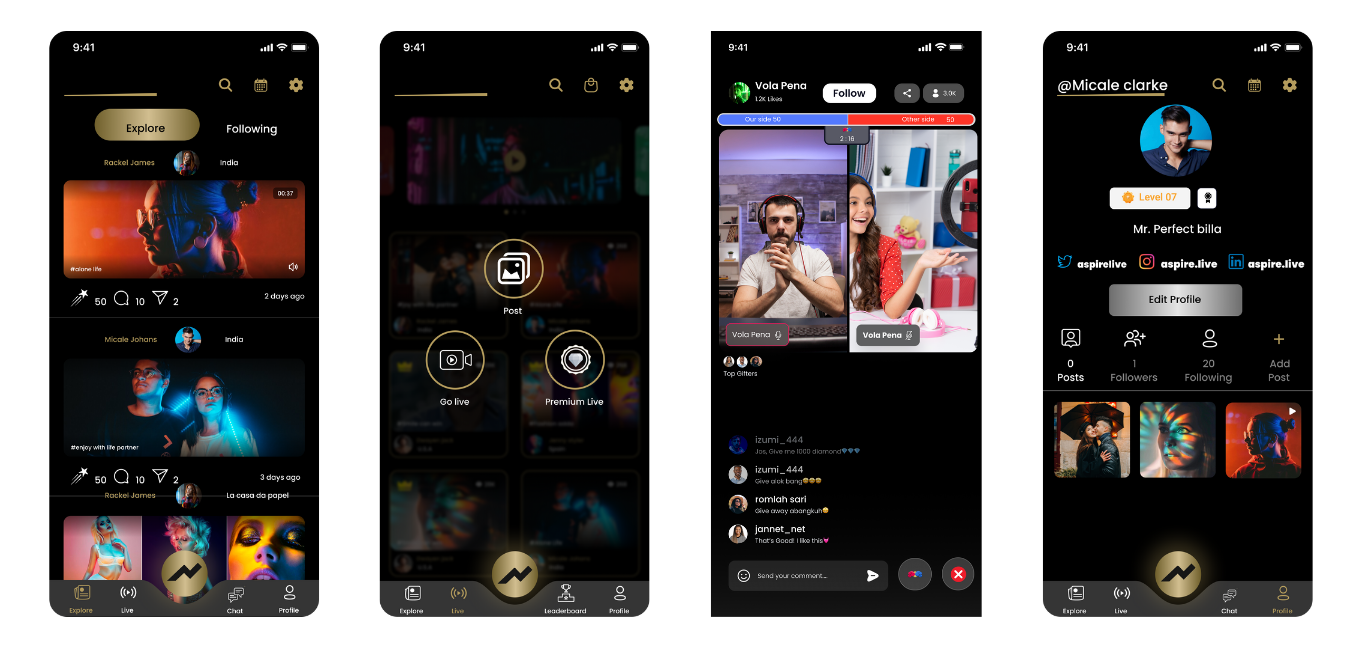 HypeLive website preview image